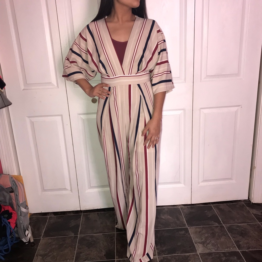 Stripped jumpsuit
